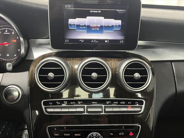 used 2018 Mercedes-Benz C-Class car, priced at $17,941