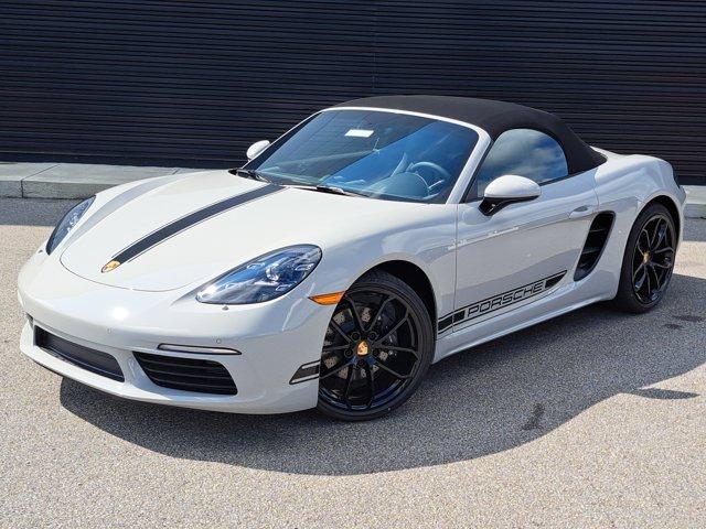 new 2025 Porsche 718 Boxster car, priced at $95,405