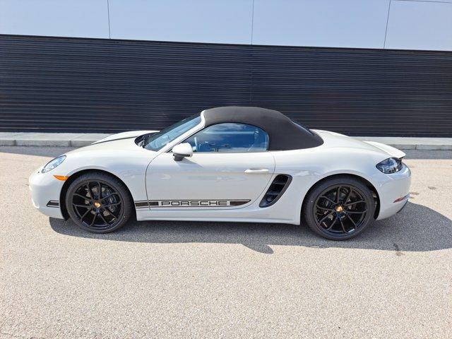 new 2025 Porsche 718 Boxster car, priced at $95,405