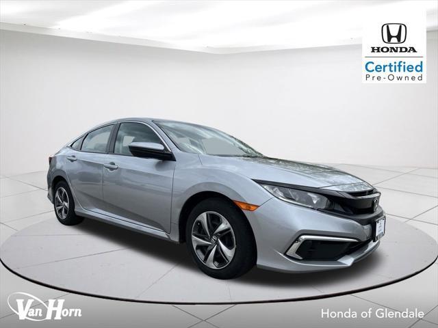 used 2021 Honda Civic car, priced at $19,688