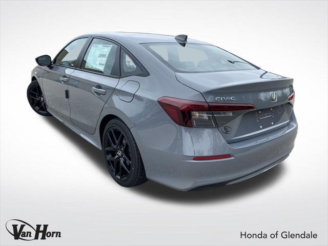 new 2025 Honda Civic car, priced at $26,705