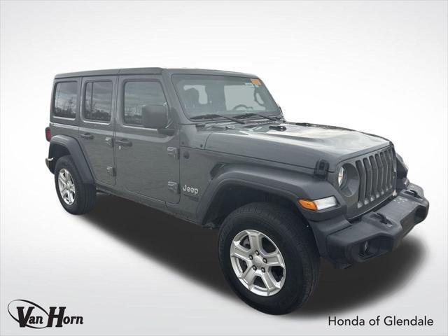 used 2020 Jeep Wrangler Unlimited car, priced at $22,306