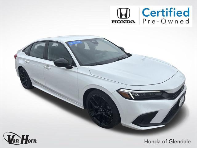 used 2023 Honda Civic car, priced at $24,446