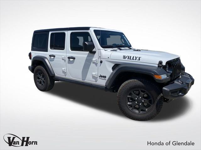 used 2021 Jeep Wrangler Unlimited car, priced at $29,201