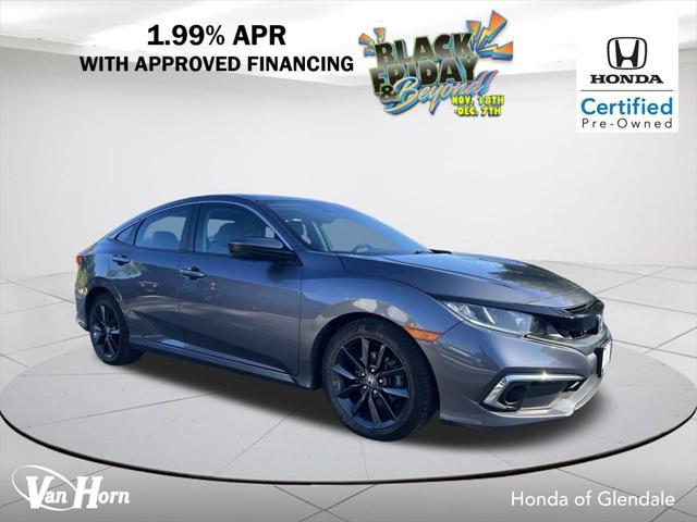 used 2020 Honda Civic car, priced at $18,834