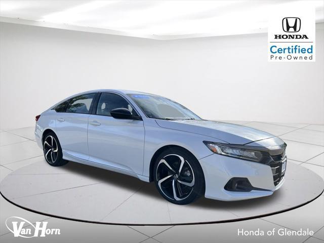 used 2022 Honda Accord car, priced at $24,291