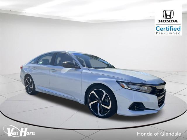 used 2021 Honda Accord car, priced at $28,858