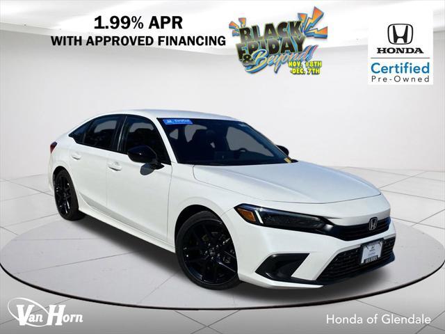 used 2022 Honda Civic car, priced at $23,414