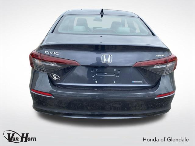 new 2025 Honda Civic Hybrid car, priced at $29,100