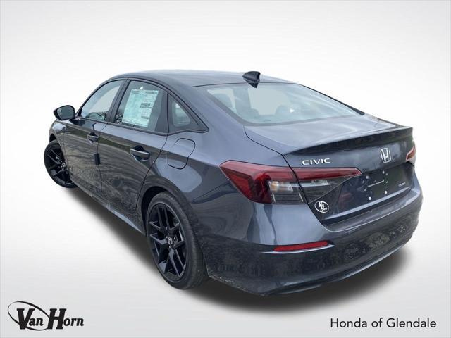 new 2025 Honda Civic Hybrid car, priced at $29,100