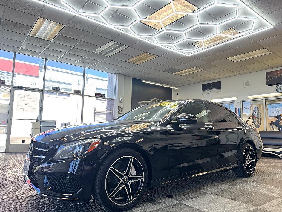 used 2018 Mercedes-Benz C-Class car, priced at $17,498
