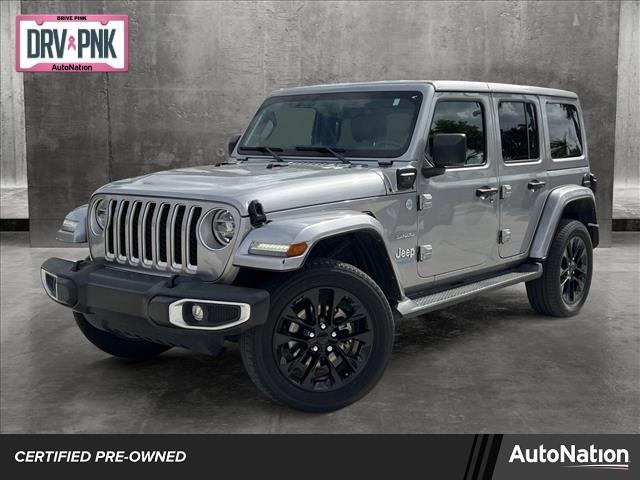 used 2021 Jeep Wrangler Unlimited 4xe car, priced at $38,476