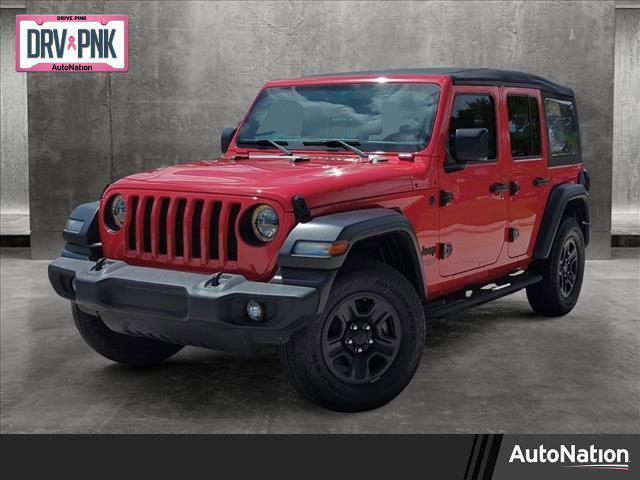 used 2019 Jeep Wrangler Unlimited car, priced at $24,381