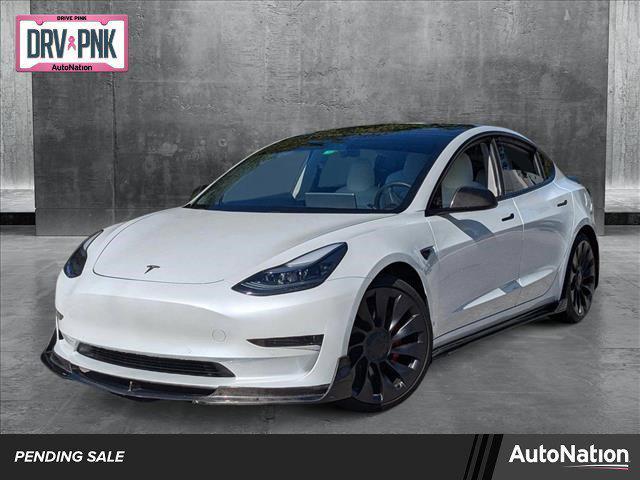 used 2021 Tesla Model 3 car, priced at $28,335