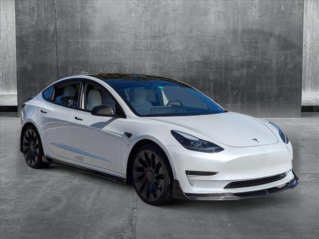 used 2021 Tesla Model 3 car, priced at $28,335