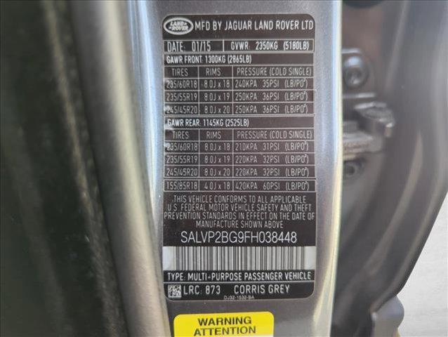 used 2015 Land Rover Range Rover Evoque car, priced at $9,994