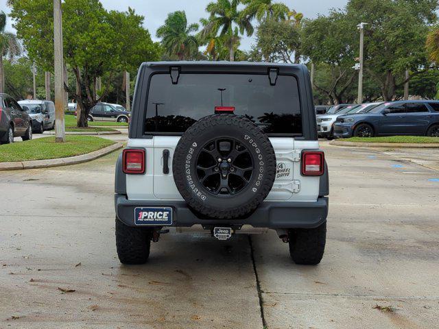 used 2021 Jeep Wrangler car, priced at $29,264