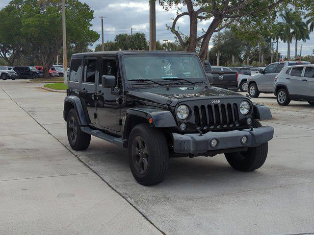 used 2015 Jeep Wrangler Unlimited car, priced at $19,991