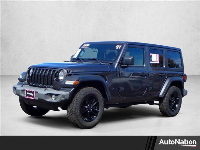 used 2021 Jeep Wrangler Unlimited car, priced at $26,682