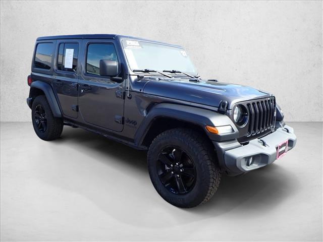 used 2021 Jeep Wrangler Unlimited car, priced at $26,682