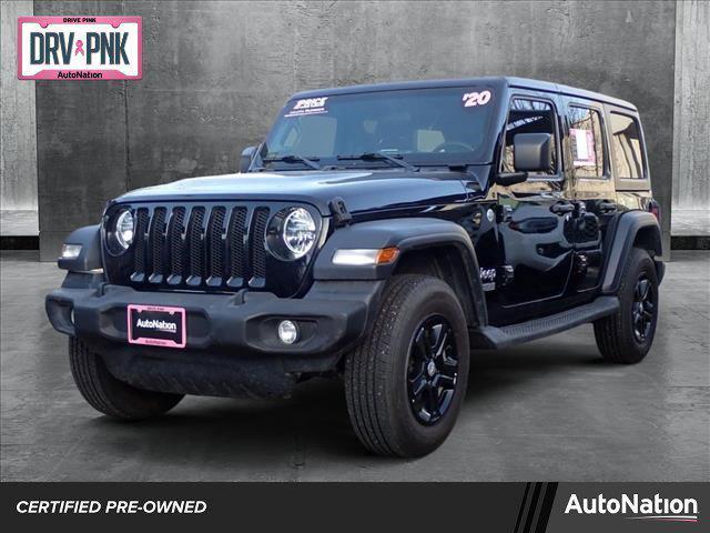 used 2020 Jeep Wrangler Unlimited car, priced at $27,897