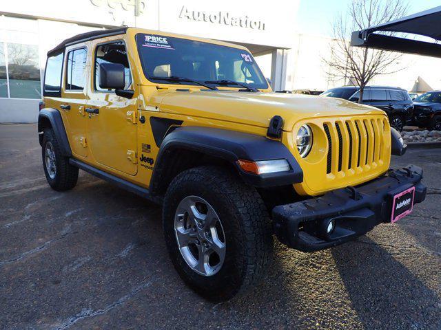 used 2021 Jeep Wrangler Unlimited car, priced at $25,978