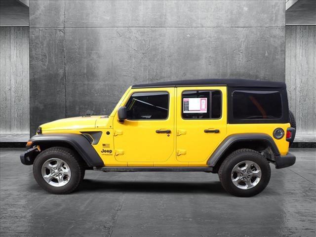 used 2021 Jeep Wrangler Unlimited car, priced at $23,650