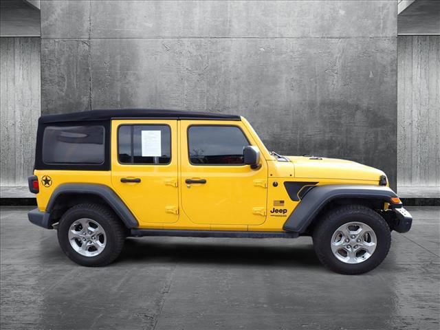 used 2021 Jeep Wrangler Unlimited car, priced at $23,650