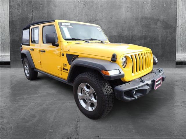 used 2021 Jeep Wrangler Unlimited car, priced at $23,650