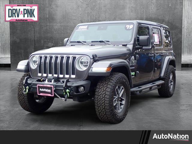 used 2019 Jeep Wrangler Unlimited car, priced at $28,897