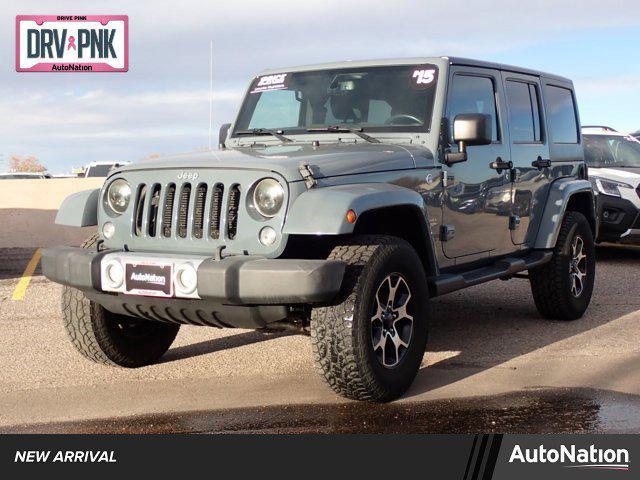 used 2015 Jeep Wrangler Unlimited car, priced at $18,751