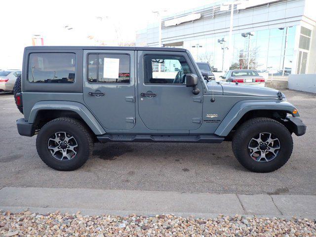 used 2015 Jeep Wrangler Unlimited car, priced at $17,342