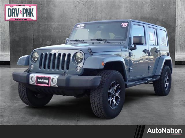 used 2015 Jeep Wrangler Unlimited car, priced at $17,300