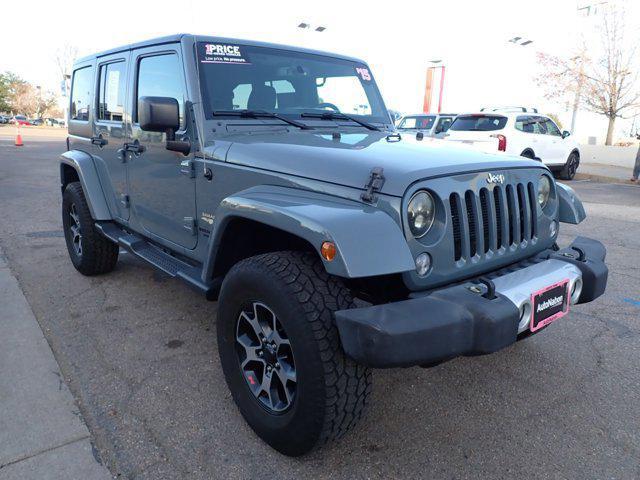 used 2015 Jeep Wrangler Unlimited car, priced at $17,342