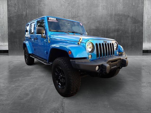 used 2016 Jeep Wrangler Unlimited car, priced at $25,790