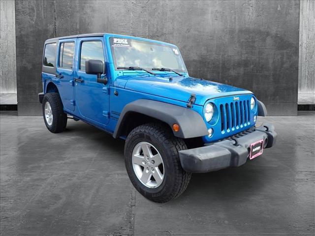 used 2016 Jeep Wrangler Unlimited car, priced at $21,000
