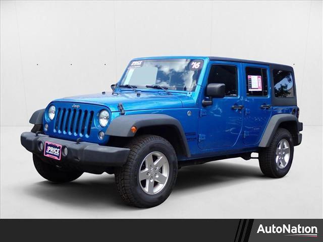 used 2016 Jeep Wrangler Unlimited car, priced at $17,500