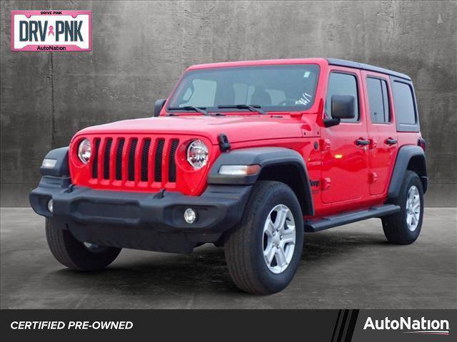 used 2021 Jeep Wrangler Unlimited car, priced at $29,933