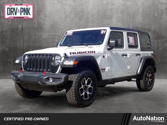 used 2021 Jeep Wrangler Unlimited car, priced at $38,790