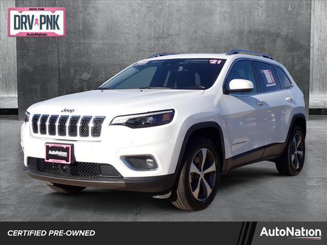 used 2021 Jeep Cherokee car, priced at $24,580