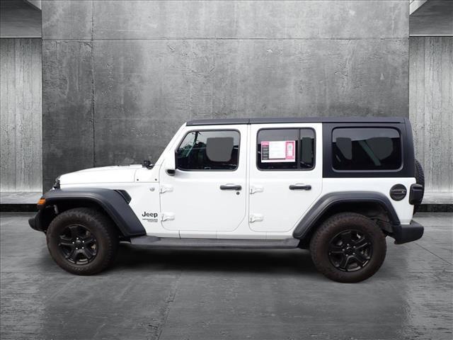 used 2018 Jeep Wrangler Unlimited car, priced at $21,000