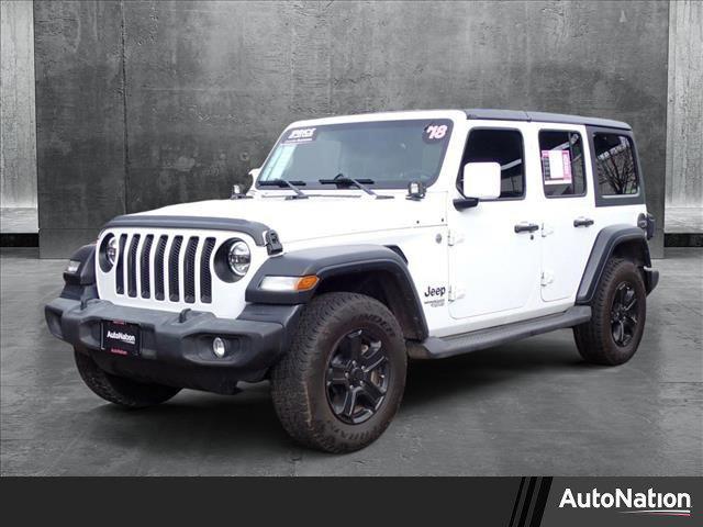 used 2018 Jeep Wrangler Unlimited car, priced at $21,000