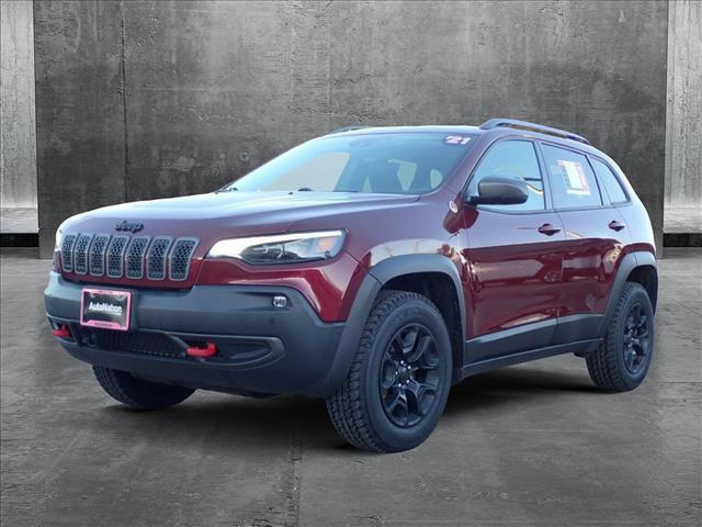 used 2021 Jeep Cherokee car, priced at $22,899