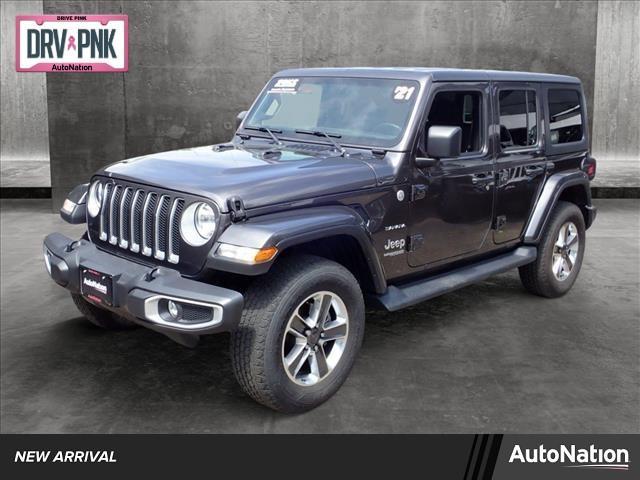 used 2021 Jeep Wrangler Unlimited car, priced at $36,590