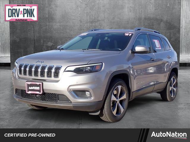 used 2021 Jeep Cherokee car, priced at $21,230