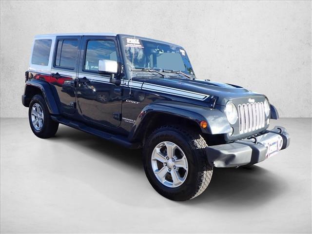 used 2017 Jeep Wrangler Unlimited car, priced at $18,299