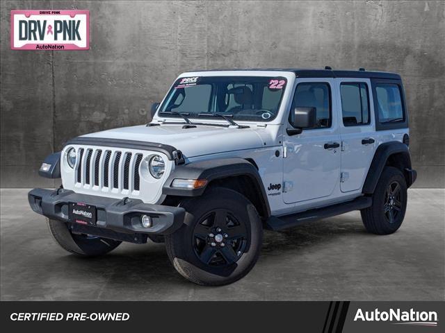used 2022 Jeep Wrangler Unlimited car, priced at $35,600