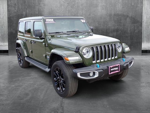used 2022 Jeep Wrangler Unlimited 4xe car, priced at $35,799