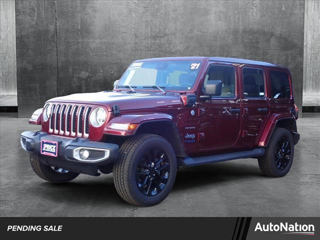 used 2021 Jeep Wrangler Unlimited 4xe car, priced at $31,000