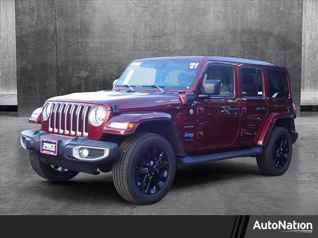 used 2021 Jeep Wrangler Unlimited 4xe car, priced at $31,000